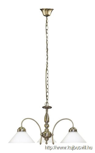RÁBALUX 2703 Marian 3ágú csillár E27 3x60W bronz