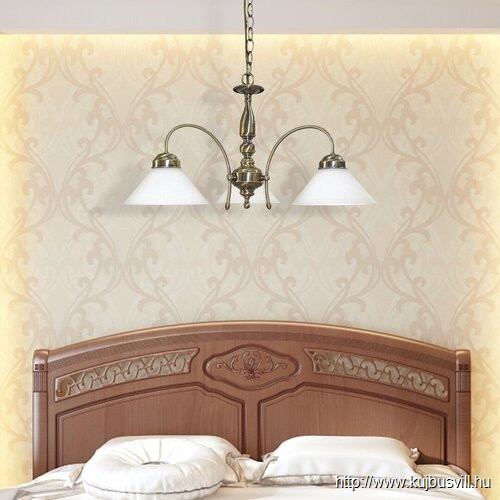 RÁBALUX 2703 Marian 3ágú csillár E27 3x60W bronz