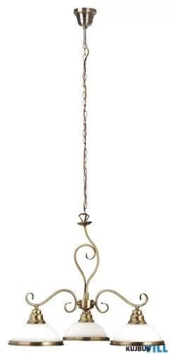 RÁBALUX 2753 Elisett 3ágú csillár E27 3x60W bronz