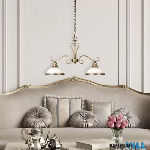 RÁBALUX 2757 Elisett 2ágú függeszték E27 2x60W bronz