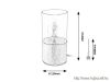 RÁBALUX 3153 Zelkova,bel.aszt.E27 1xMAX40W,s.alu,H25