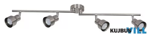 RÁBALUX 3186 Blake,bel.spot,GU10 4xMAX50W,sz.króm