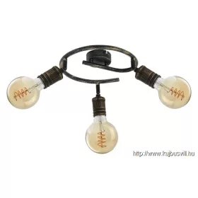 RÁBALUX 3216 Fidel,bel.spot,E27 3xMAX25W,ant.arany