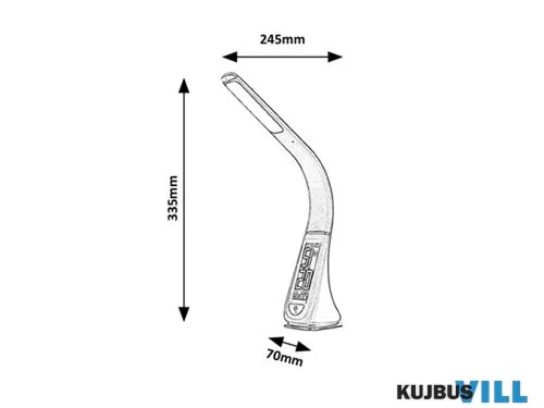 RÁBALUX 3517 Lionel,bel.aszt., LED 5W,fekete