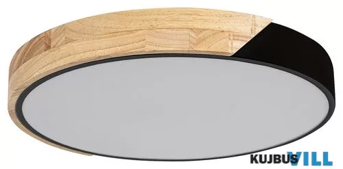 RÁBALUX 3528 Maple,bel.menny,LED 24W,fa/fekete,D42cm