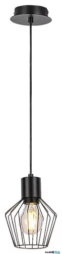 RÁBALUX 3539 Belano,bel.Függ.E27 1x MAX 40W,fekete