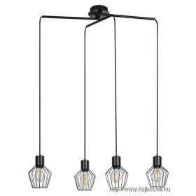 RÁBALUX 3540 Belano,bel.Függ.E27 4x MAX 40W,fekete