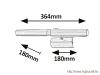 RÁBALUX 3641 PictureLight képmegvil.E14 2x40W sz.króm