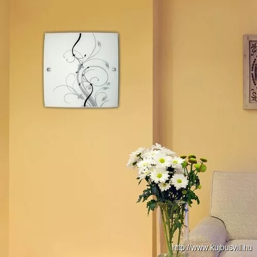RÁBALUX 3692 Elina menny.300x300E27 60W fekete/fehér