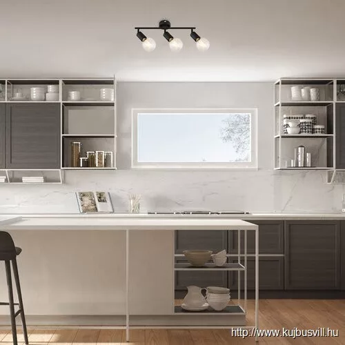 RÁBALUX 3988 Lamar,bel.Spot, E27 3x MAX 40W,m.fekete