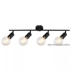 RÁBALUX 3989 Lamar,bel.Spot, E27 4x MAX 40W,m.fekete