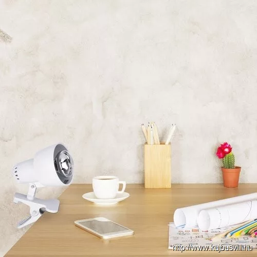 RÁBALUX 4356 Clip csiptetős spotE14 40W feh ff nélkül