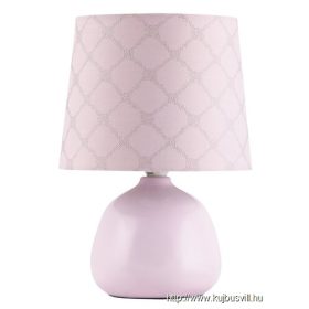 RÁBALUX 4384 Ellie asztali lámpa E14 max40W rózsaszín