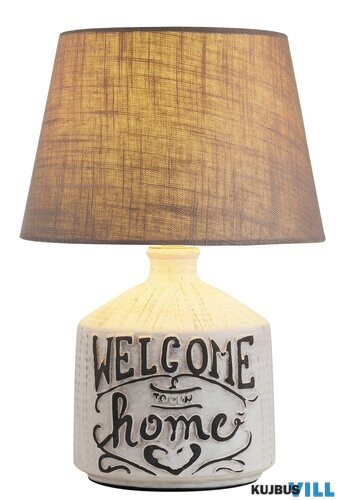 RÁBALUX 4386 Petra kerámia asztali E14 40W bézs/fehér