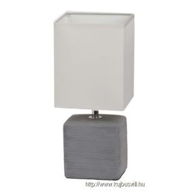 RÁBALUX 4458 Orlando asztali lámpa E14 max40W szürke