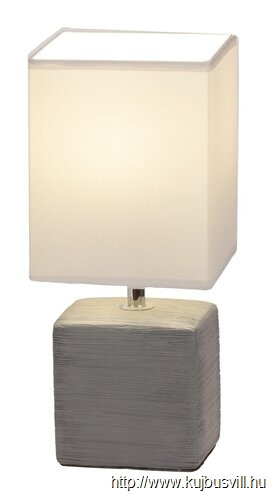 RÁBALUX 4458 Orlando asztali lámpa E14 max40W szürke