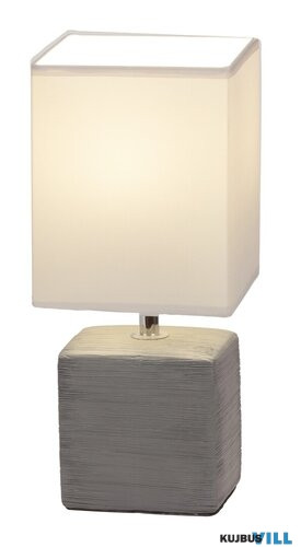 RÁBALUX 4458 Orlando asztali lámpa E14 max40W szürke