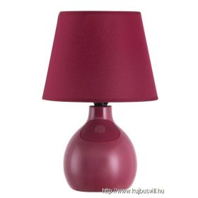 RÁBALUX 4478 Ingrid kerámia asztali E14 1x40W,bordó
