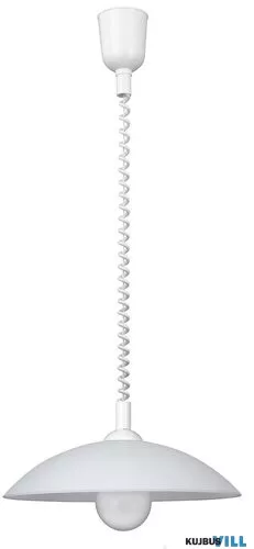 RÁBALUX 4780 Round függ D40 E27 60W, rollys, fehér