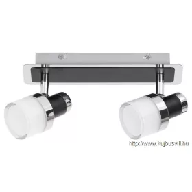 RÁBALUX 5022 Harold,fürd,LED10W,IP44,króm/fekete/opál