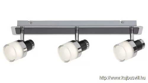 RÁBALUX 5023 Harold,fürd,LED15W,IP44,króm/fekete/opál