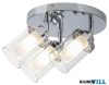 RÁBALUX 5088 Aviva, bel.fürd.G9 3x MAX 28W, króm