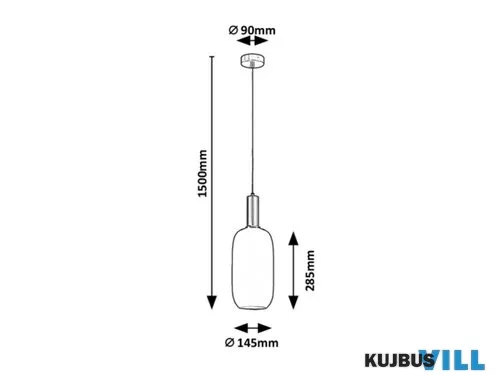 RÁBALUX 5224 Sinopia,bel.Függ.E27 1x MAX 60W,arany
