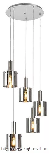 RÁBALUX 5251 Donati,bel.Függ.E27 5x MAX 60W,króm