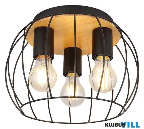 KIFUTÓ RÁBALUX 5293 Kamala,bel.menny,E27 3xMAX25W,fekete,D30