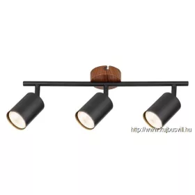 RÁBALUX 5297 Edmund,bel.spot,GU10 3xMAX25W,fekete