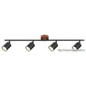 RÁBALUX 5298 Edmund,bel.spot,fali,GU10 4xMAX25W,feket