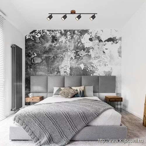 RÁBALUX 5298 Edmund,bel.spot,fali,GU10 4xMAX25W,feket