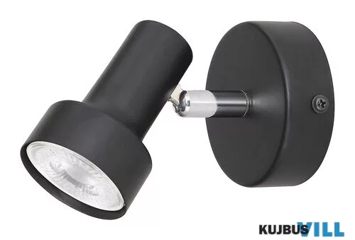 RÁBALUX 5322 Konrad spot, GU10 MAX 5W, fekete