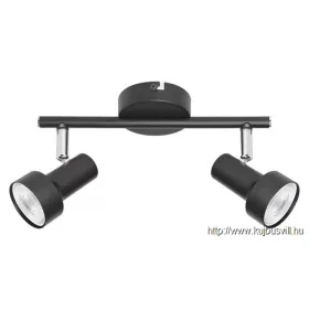 RÁBALUX 5323 Konrad spot, GU10 2X MAX 5W, fekete