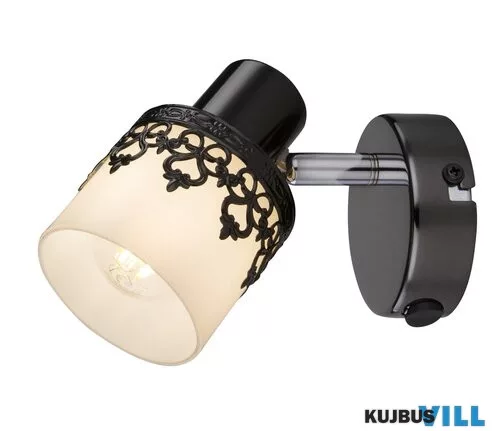 RÁBALUX 5341 Lacey spot E14 MAX 40W fekete/fehér/króm