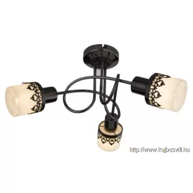 RÁBALUX 5343 Lacey spot E14 3X MAX 40W fek/feh/króm