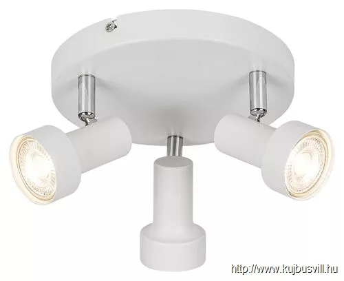 RÁBALUX 5356 Konrad,bel.Spot, GU10 3x MAX 50W,fehér