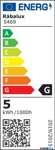 RÁBALUX 5469 Anais asztali LED 4,8W, ezüst