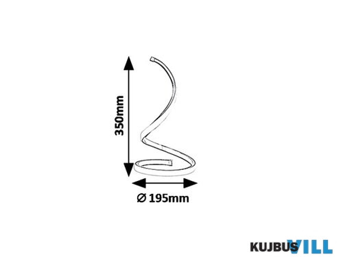 RÁBALUX 5469 Anais asztali LED 4,8W, ezüst
