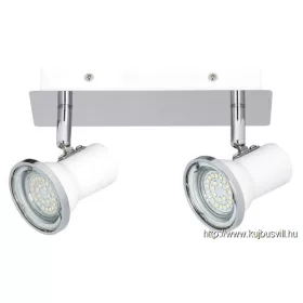 RÁBALUX 5498 Steve spotLEDGU10 2X4,5Wffsal,feh/krIP44