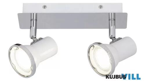 RÁBALUX 5498 Steve spotLEDGU10 2X4,5Wffsal,feh/krIP44