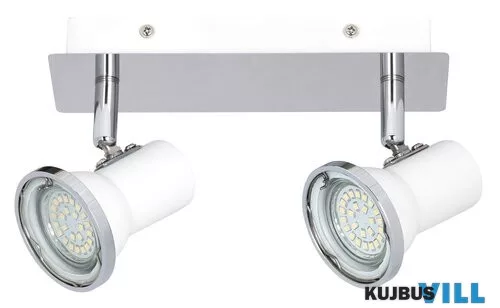 RÁBALUX 5498 Steve spotLEDGU10 2X4,5Wffsal,feh/krIP44