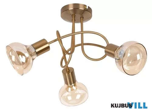 RÁBALUX 5548 Holly menny.,3x40W,antik arany/borostyán