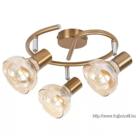 RÁBALUX 5549 Holly spot,3x40W,antik arany/borostyán