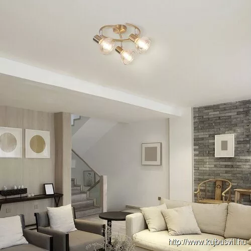 RÁBALUX 5549 Holly spot,3x40W,antik arany/borostyán