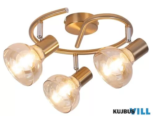 RÁBALUX 5549 Holly spot,3x40W,antik arany/borostyán