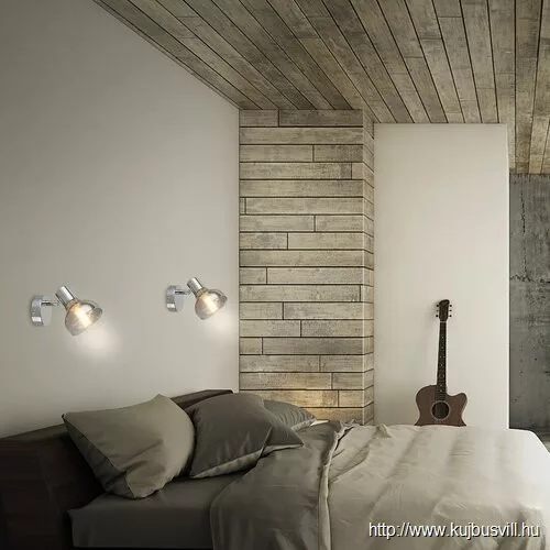 KIFUTÓ RÁBALUX 5555 Holly spot,1x40W,króm/füstszínű üveg