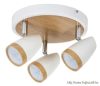 KIFUTÓ RÁBALUX 5566 Karen spot,3x4W,LED ff-al,fehér/bükk