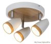 KIFUTÓ RÁBALUX 5566 Karen spot,3x4W,LED ff-al,fehér/bükk