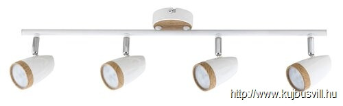 KIFUTÓ RÁBALUX 5567 Karen spot,4x4W,LED ff-al,fehér/bükk